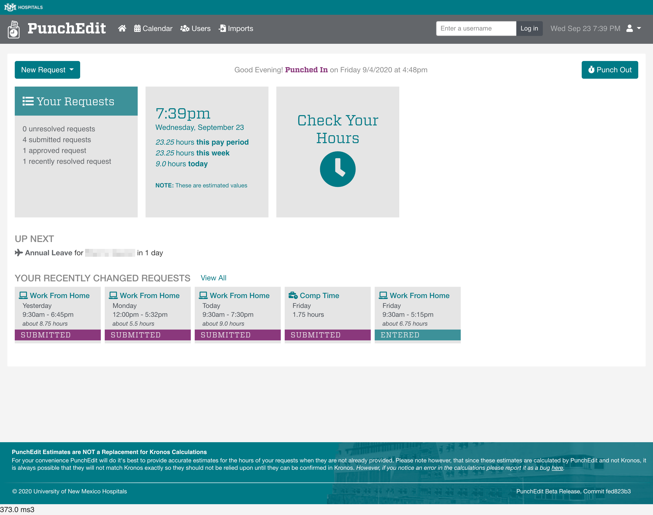 Screenshot of Project: Health System Urgently Needs Punch System During Pandemic