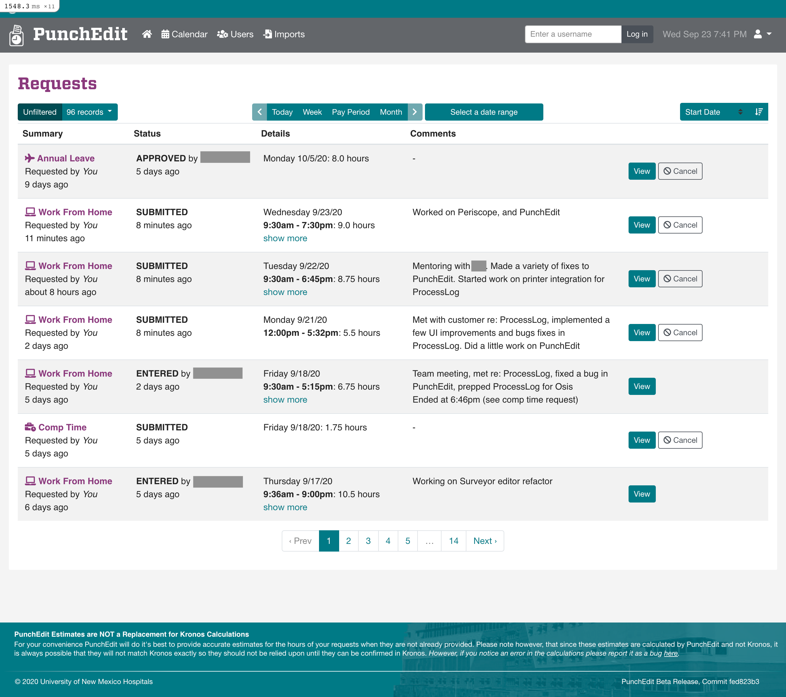 Screenshot of Project: Health System Urgently Needs Punch System During Pandemic